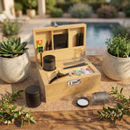 Natural Bamboo Stash Box Gift Set