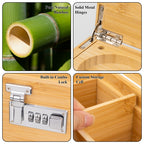 Natural Bamboo Stash Box Gift Set