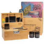 Natural Bamboo Stash Box Gift Set