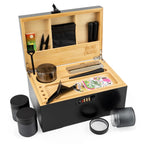 Midnight Black Bamboo Stash Box Gift Set