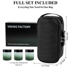Black Smell-Proof Stash Bag Gift Set