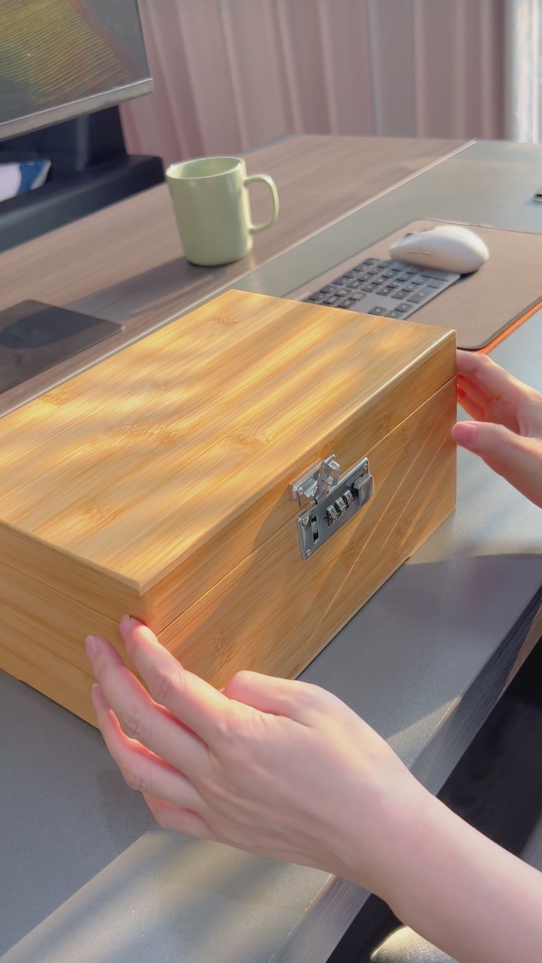Bamboo Stash Box Gift Set